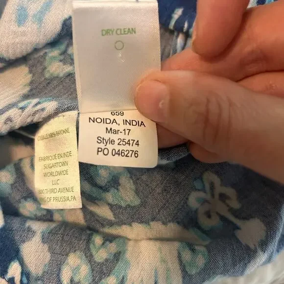 Lilly Pulitzer Boho Peasant Dress – Size Small - Picture 4 of 6